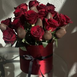 Flower And Berry Valentines Day Gift 