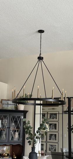 12 light dimmable Chandelier