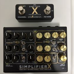 DSM Humboldt Electronics Simplifier X Zero Watt Reverb Stereo/Dual Amplifier Pedal