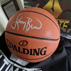 Larry Bird Autogaph Basketball Beckett Coa 