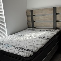 Queen Bed With Mattress And Dresser