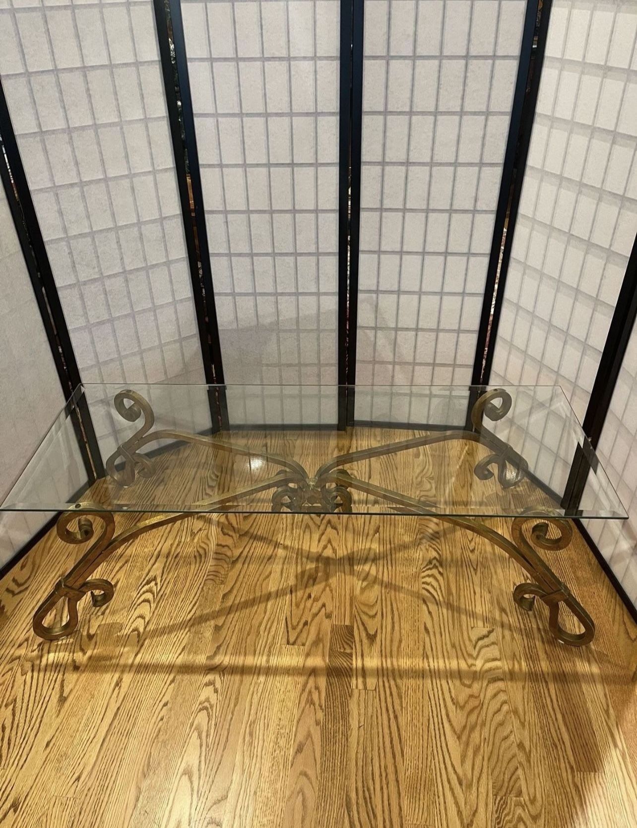 Vintage Hollywood Regency Coffee Table