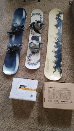 Snow Boards, New binding and boots. Make Offer.
