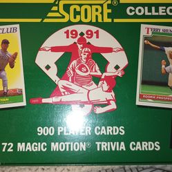 1991 Score Collector Set Baseball Cards