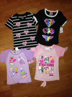 New girls tees