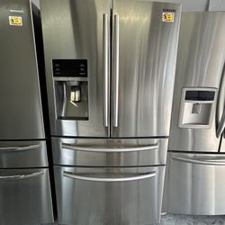 SAMSUNG 36” FRENCH DOOR REFRIGERATOR (NO ICE)