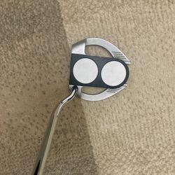 Odyssey Versa 2-Ball Fang Putter, 36-Inch W/ Super Stroke Grip