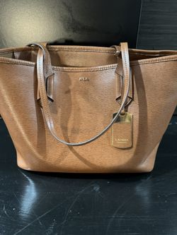 Ralph Lauren Medium Leather Bag .
