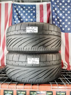✔️ Set of 2 Used Tires 285/35ZR20 GOODYEAR EAGLE F1 SUPERCAR LOW PROFILE 285/35R20 SPORTCARS 285 35 20