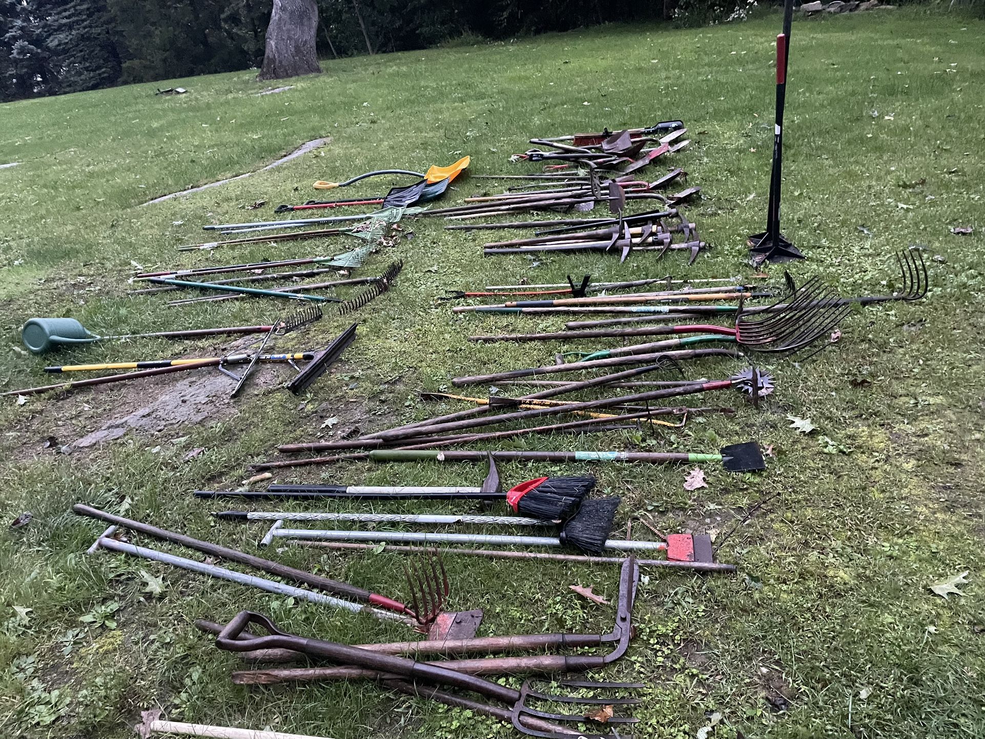 Shovels pics, rakes