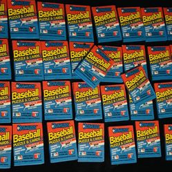 Sealed Vintage Baseball Packs 