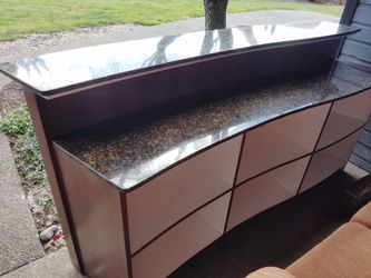 receptionist Marble bar table