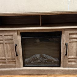 Tv Stand With Electric Fireplace