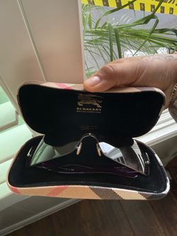 Burberry Rimless Sunglasses with Case