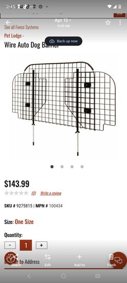 Pet barrier