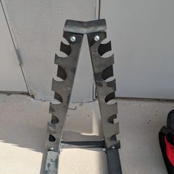 Free Weight Stand and Associated Weights - Best Offer