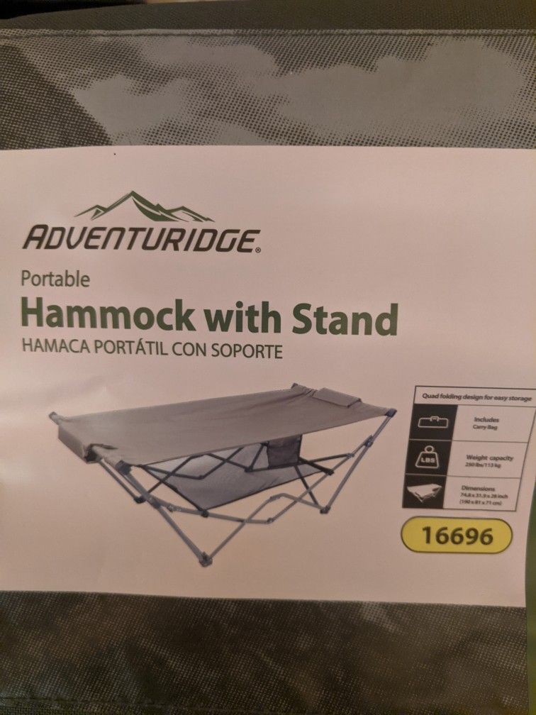 Portable Hammock with Stand (Brand New)
Multiple units available