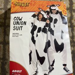 Cow Union Suit One Size Fits Most