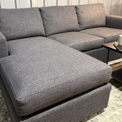 Beautiful Dark Grey Couch With Storage - Apartment Perfect - Other Colors Available- No Credit Needed - SAME DAY DELIVERY 
