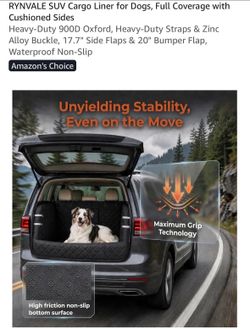 New Rynvale SUV Cargo Liner for dogs
