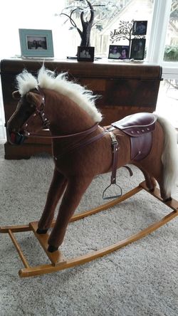 Vintage heavy duty rocking horse