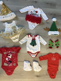 0-6 Month Christmas Clothing 