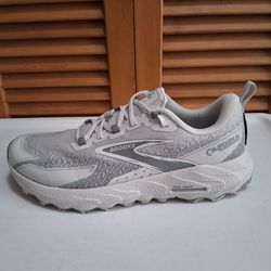 New Brooks Cascadia 18 Oyster/Primer Grey/Coconut Men's Running Shoe * Size: 11