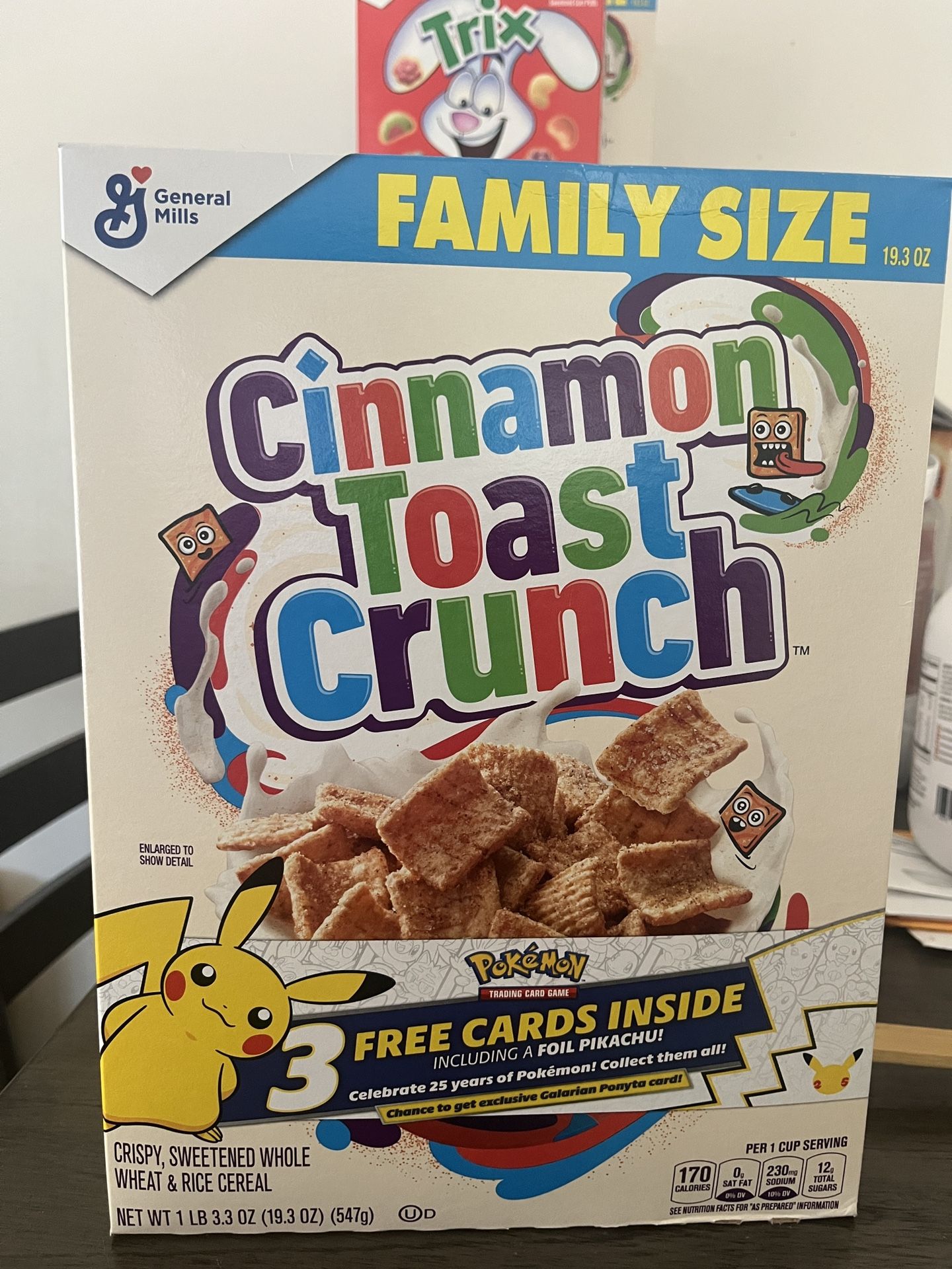 Pokemon Cereal Cinnamon Toast Crunch
