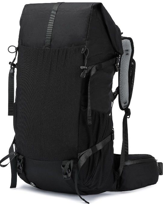 Hiking Backpack,40L to 50L Extra Large Capacity Hiking Bag, Internal Frame Camping Backpack, Upgraded X-PAC Lightweight Sport Daypack Travel Backpack