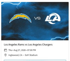 Los Angeles Chargers vs Los Angeles Rams