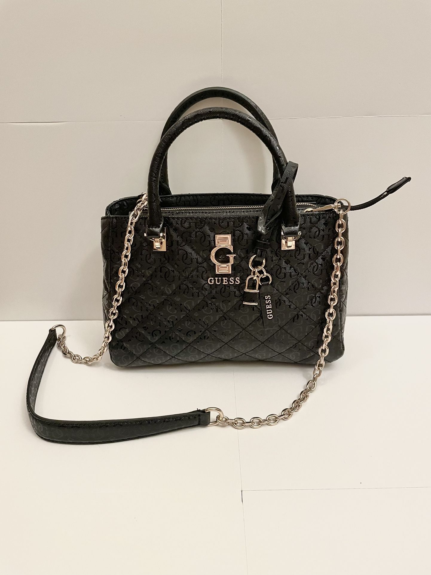 GUESS Women's Bessey Quilted Crossbody Satchel