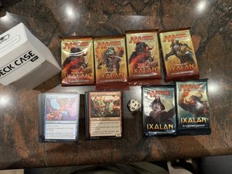 Magic The Gathering Lot – 200+ Cards + Sealed Booster Packs