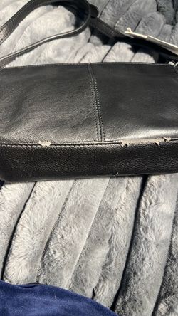 Calvin Klein Black Leather Shoulder Bag