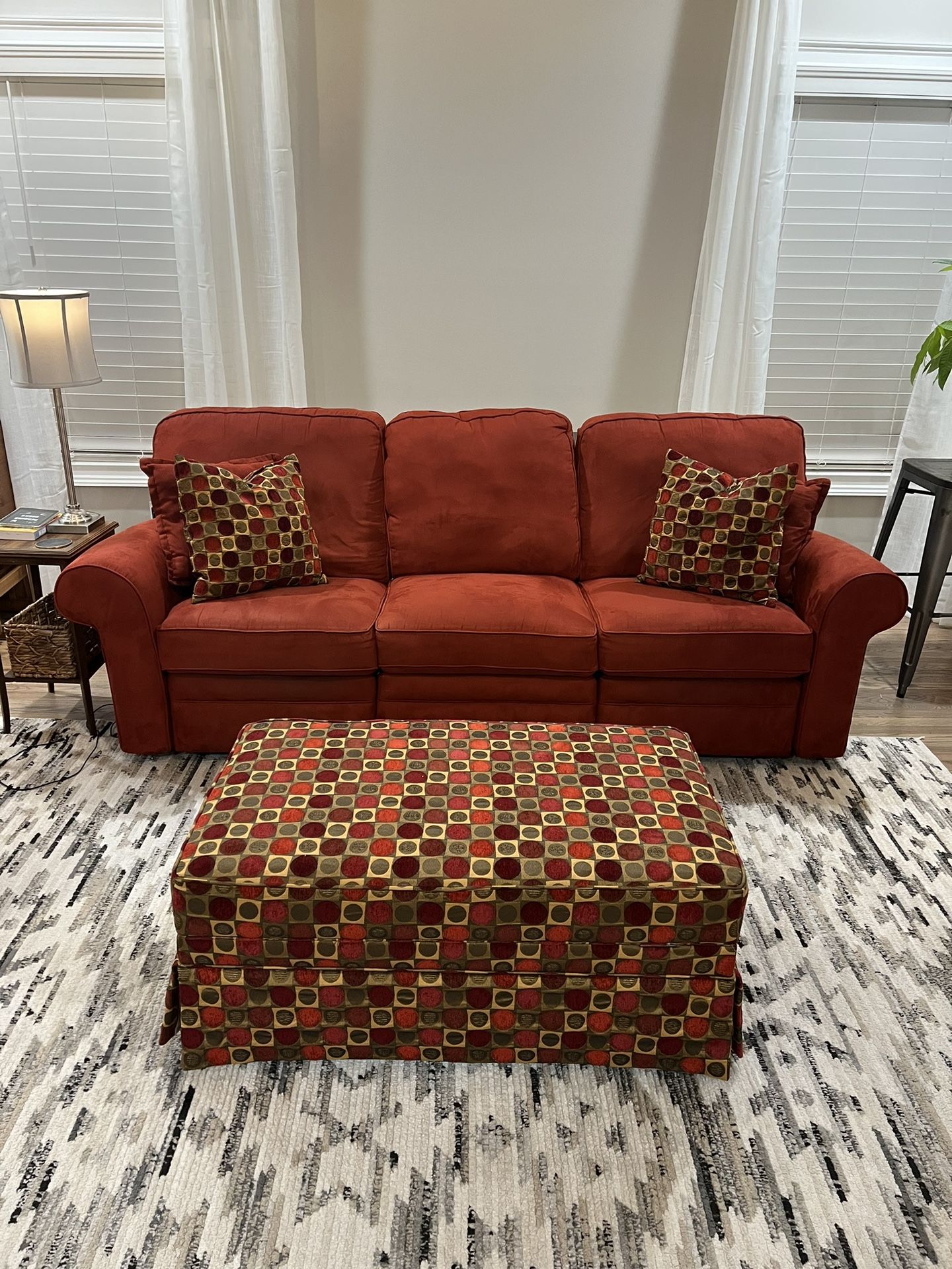 Sofa Couch + Recliner Set!