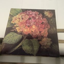 Canvas Flower Art