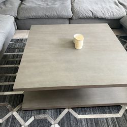 Gray wood Coffee Table