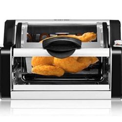 Horizontal Rotisserie Oven Grill