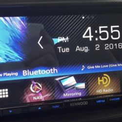 Double Din TV Apple Carplay Android Auto GPS 