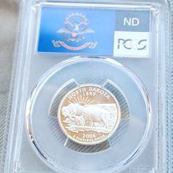 2006 S North Dakota PCGS PR 70DCAM