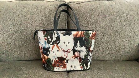 Cat Tapestry Style Purse