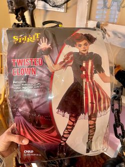 Girls twisted Clown Costume