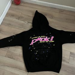 Sp5der hoodie world wide black og web size small men's brand new with tags retail is about $528