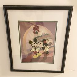 Mickey & Minnie Under The Mistletoe Sericel