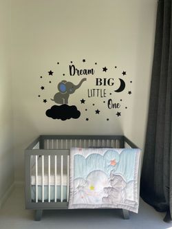 Babyletto Hudson Crib + Matching Changer Dresser