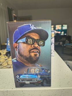 Ice Cube in his lowrider car