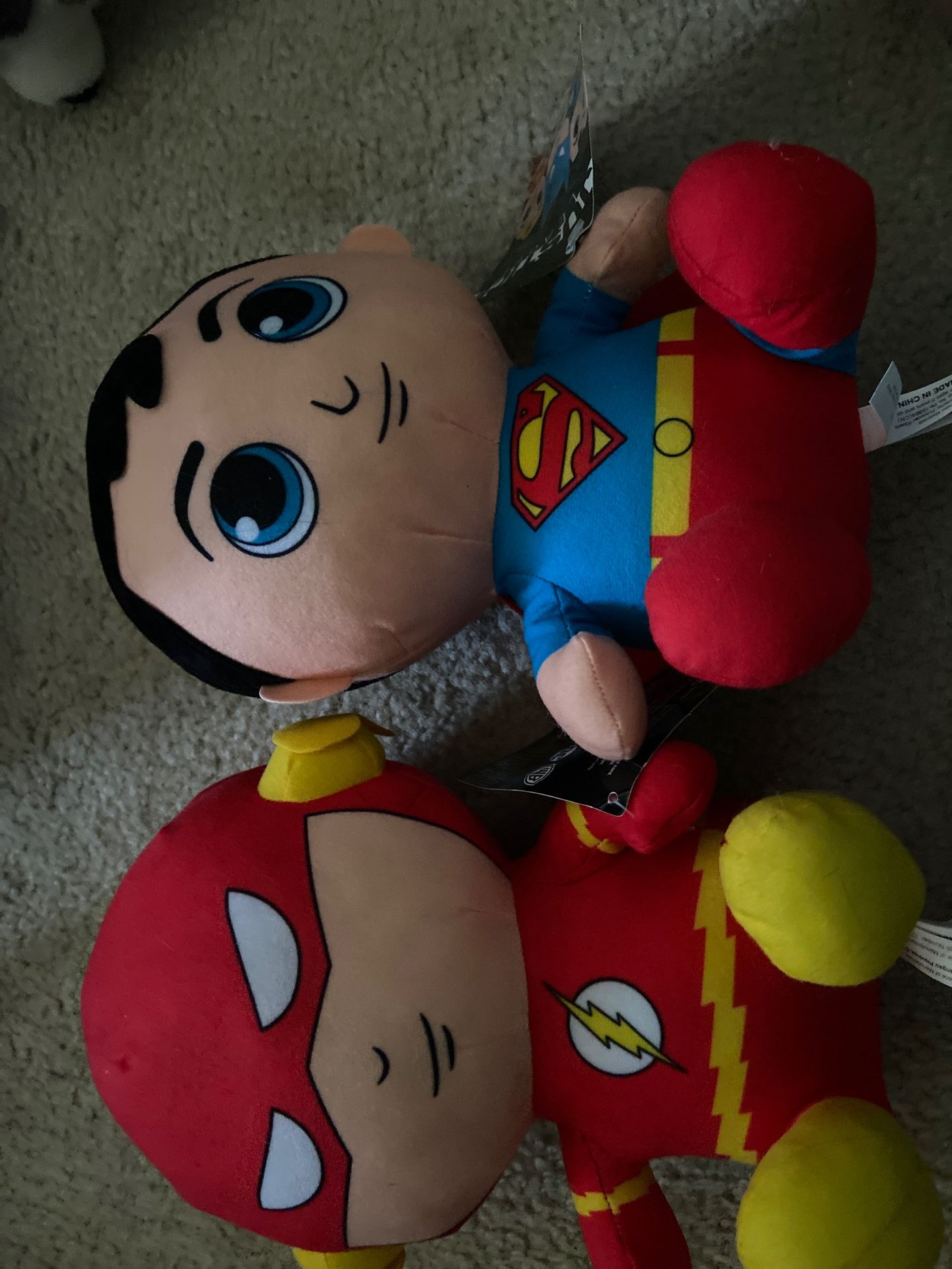 Superman and Flash Plushies