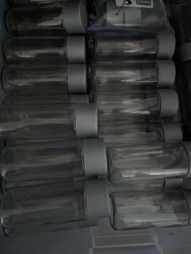 10 PC Small Glass Bottles