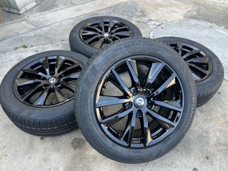 Nissan Altima rims and tires 17” Oem factory wheels rines y llantas nuevas fits Nissan Altima Nissan maxima Nissan Sentra