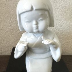 7” Tall Ceramic Japanese Figurine