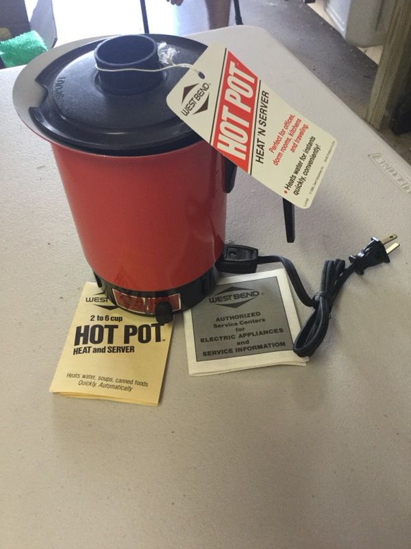 Vintage west bend instant hot pot